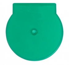 CShell Transparent Green Case for Single Disc