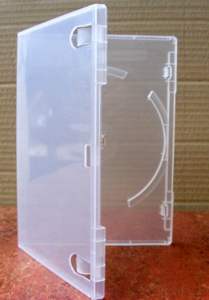 FORTIS DVD case SINGLE SUPERCLEAR 10% heavier than Amaray (50)
