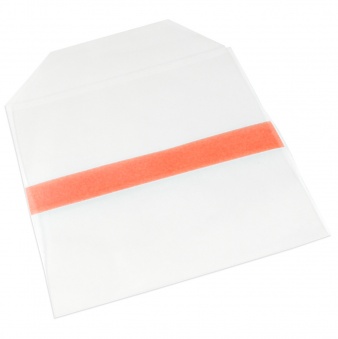 PP Wallet with Flap & Large Adhesive strips 100 Pack