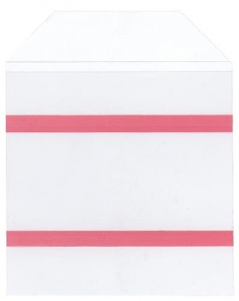 PP Wallet with Flap & 2 Adhesive strips 100 Pack