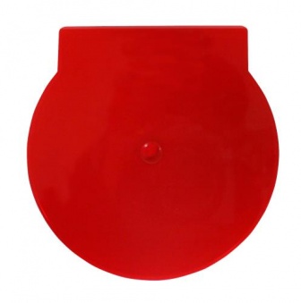 CShell Transparent Cherry Red Case for Single Disc